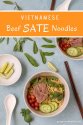 Vietnamese Beef Sate with Egg Noodles